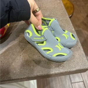 Hurley Kids Gray and Green water resistant